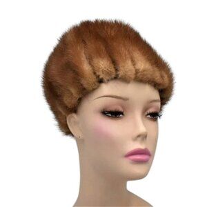 EUC MCM Vintage Mr. Henri Sable Mink Hat New York Cocktail Hat